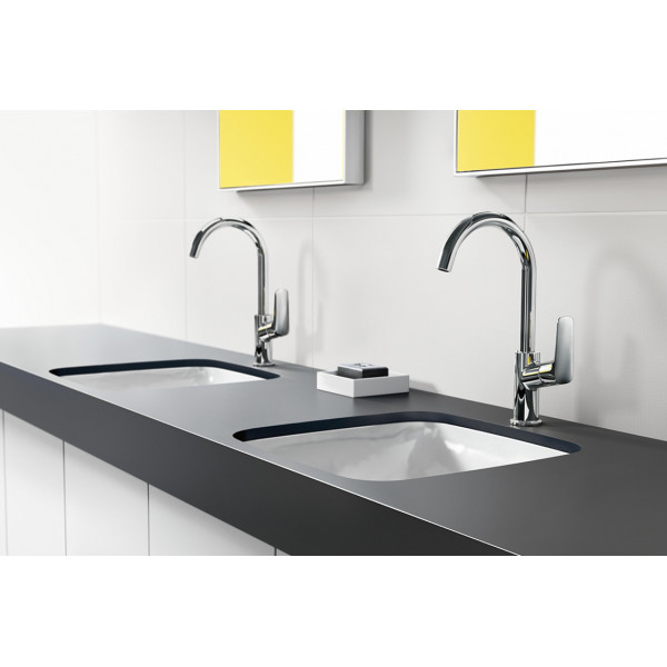 Смеситель для умывальника Hansgrohe Logis 210 для умывальника без донного клапана, хром (71131000)