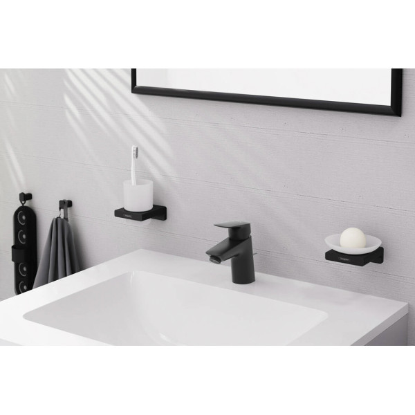 Смеситель для раковины Hansgrohe Logis 70, черный (71070670)