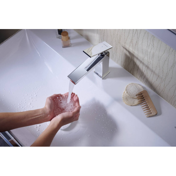 Смеситель для умывальника Hansgrohe Tecturis E 110 CoolStart EcoSmart+ с pop-up, хром (73014000)