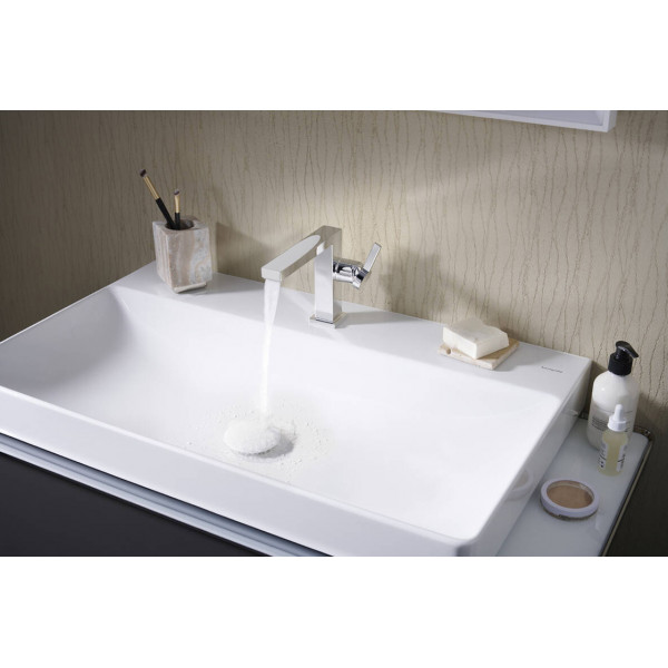 Смеситель для умывальника Hansgrohe Tecturis E 110 Fine CoolStart EcoSmart+ push-open, хром (73020000)
