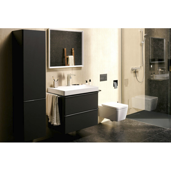 Змішувач для умивальника Hansgrohe Tecturis E 150 Fine CoolStart EcoSmart+ для умивальника без донного клапана, хром (73041000)