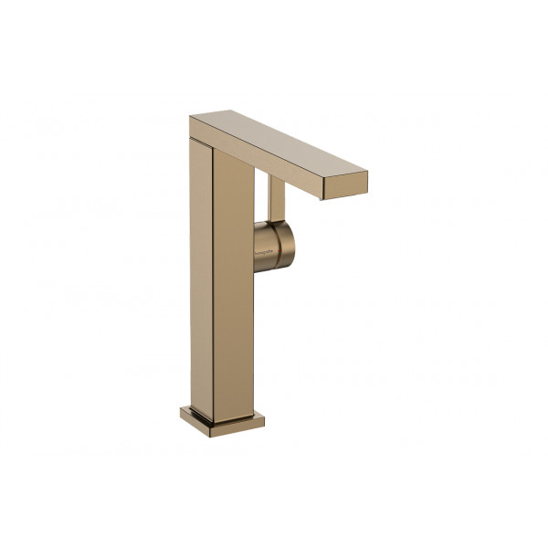 Смеситель для умывальника Hansgrohe Tecturis E 210 Fine CoolStart EcoSmart+ push-open для умывальника с поворотным изливом, белый (73060700)