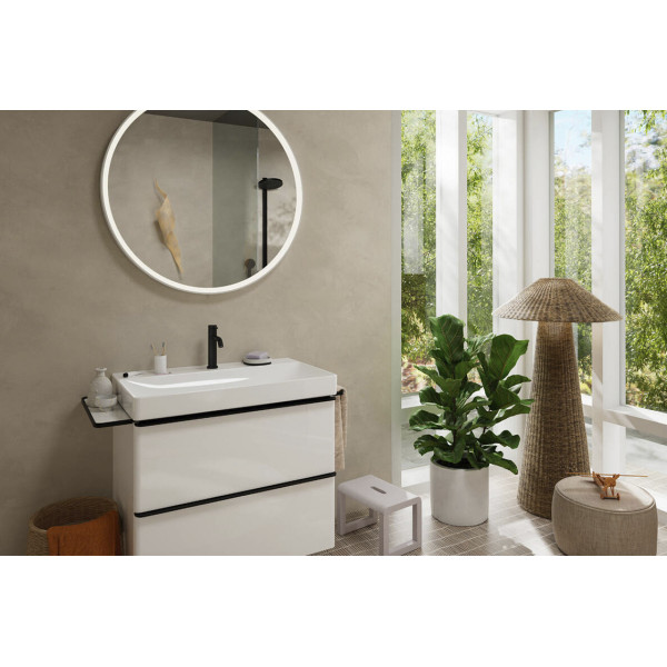 Смеситель для умывальника Hansgrohe Tecturis S 110 CoolStart для умывальника без донного клапана, черный (73312670)
