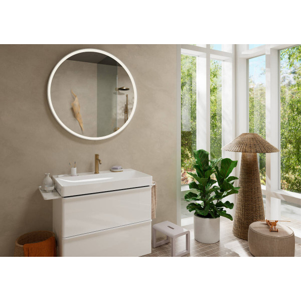 Смеситель для умывальника Hansgrohe Tecturis S 110 для умывальника без донного клапана, бронзовый (73311140)