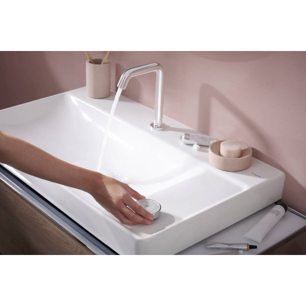 Змішувач для умивальника Hansgrohe Tecturis S 150 CoolStart на 2 отвори, хром (73353000)