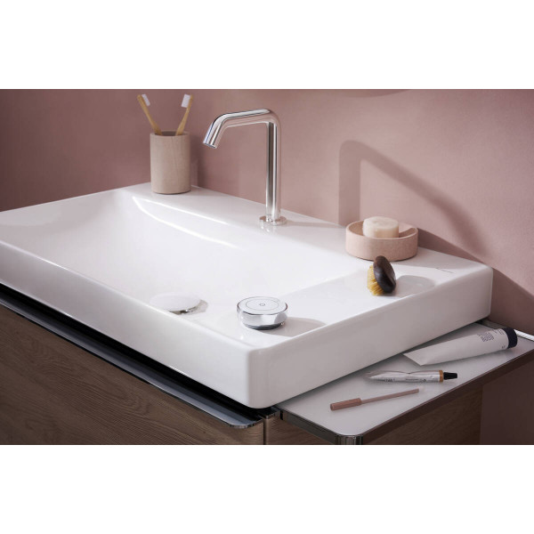 Змішувач для умивальника Hansgrohe Tecturis S 150 CoolStart на 2 отвори, хром (73353000)