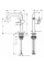 Смеситель для умывальника Hansgrohe Tecturis S 150 Fine CoolStart, хром (73340000)