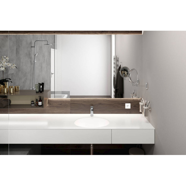 Змішувач для умивальника Hansgrohe Vernis Blend 100 CoolStart для умивальника з донним клапаном pop-up, хром (71585000)