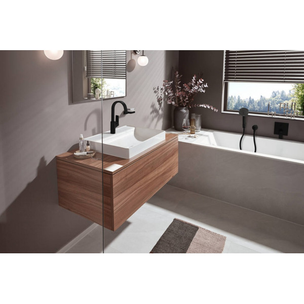 Смеситель для умывальника Hansgrohe Vivenis 210 для умывальника поворотный носик с д/к pop-up, бронзовый (75030140)