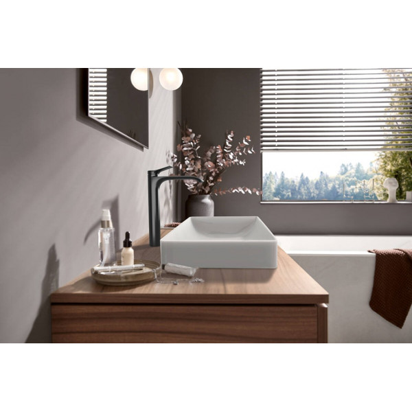 Смеситель для умывальника Hansgrohe Vivenis 250 CoolStart, черный хром (75045340)