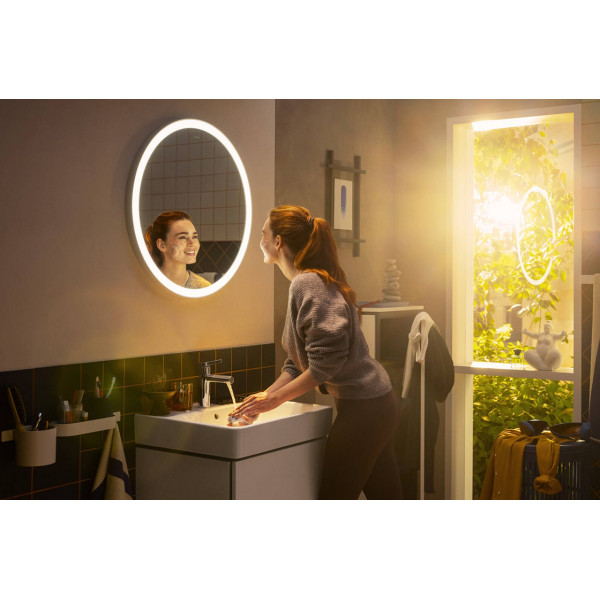 Смеситель для умывальника Hansgrohe Zesis S 100 CoolStart для умывальника с д/к push-open, хром (74724000)