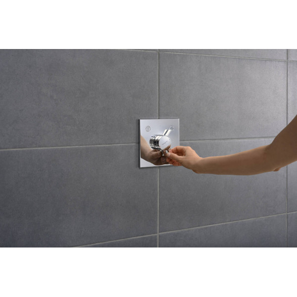 Змішувач для душу Hansgrohe прихованого монтажу DuoTurn E на 2 функції, хром (75417000)