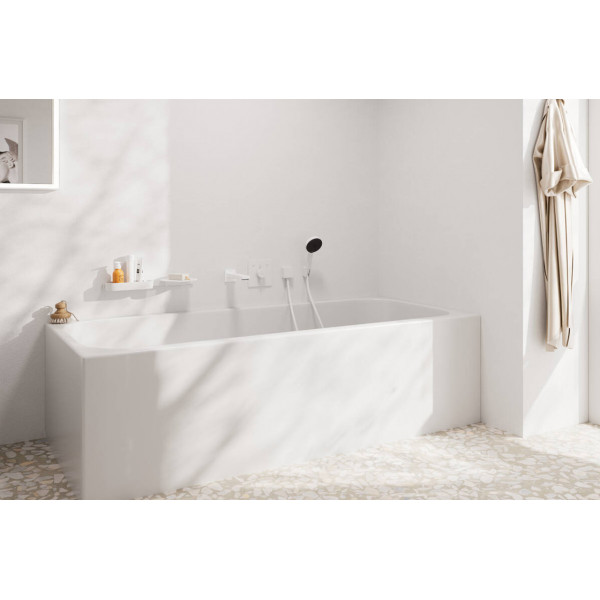 Змішувач для душу Hansgrohe прихованого монтажу DuoTurn E на 2 функції, білий (75417700)