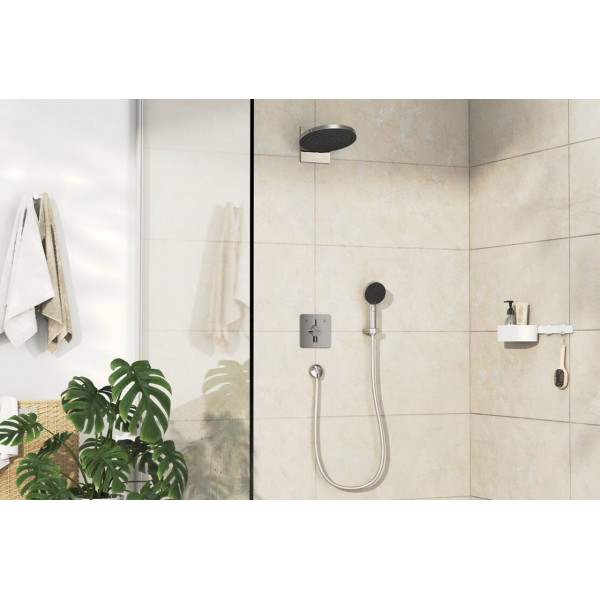 Смеситель для душа Hansgrohe скрытого монтажа DuoTurn Q на 2 функции, хром (75414000)