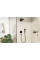 Смеситель для душа Hansgrohe скрытого монтажа DuoTurn Q на 2 функции, черный (75414670)