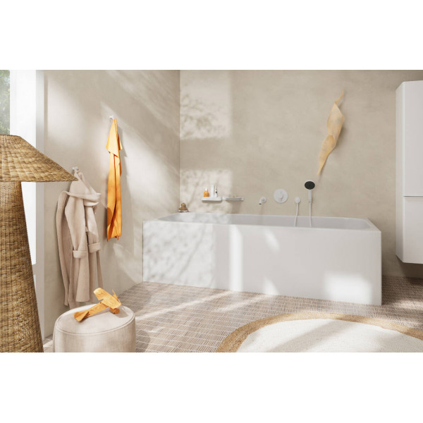 Смеситель для душа Hansgrohe скрытого монтажа DuoTurn S на 2 функции, белый (75418700)