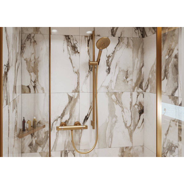 Смеситель для душа Hansgrohe с термостатом для душа Ecostat, бронзовый (13116140)
