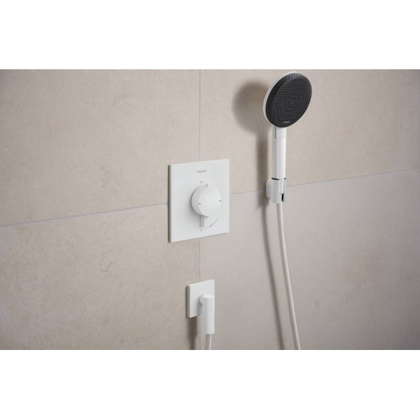 Змішувач для душу Hansgrohe Термостат прихованого монтажу Ecostat Comfort E на 1 функцію, білий (33710700)