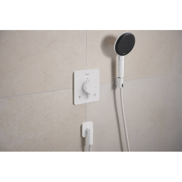 Змішувач для душу Hansgrohe Термостат прихованого монтажу Ecostat Comfort Q на 1 функцію, білий (33712700)