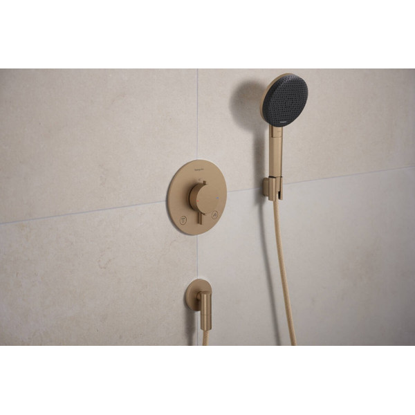 Змішувач для душу Hansgrohe Термостат прихованого монтажу Ecostat Comfort S на 2 функції, бронзовий (33715140)