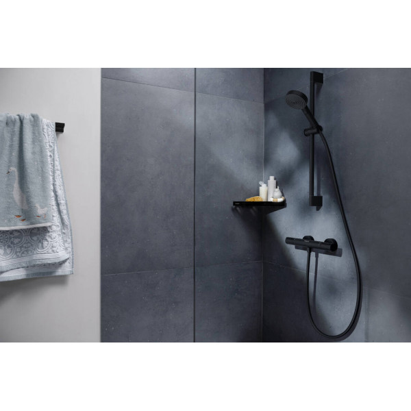 Змішувач для душу Hansgrohe з термостатом для душу Ecostat Element, чорний (13346670)