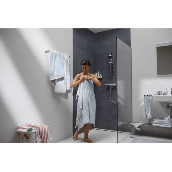 Смеситель для душа Hansgrohe с термостатом для душа Ecostat Fine, хром (13324000)