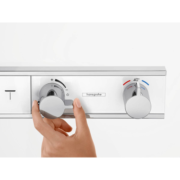 Смеситель для душа Hansgrohe Термоcтат скрытого монтажа RainSelect на 4 клавиши, хром (15357000)