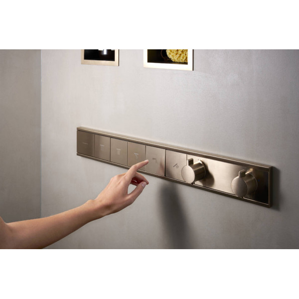 Смеситель для душа Hansgrohe Термостат скрытого монтажа RainSelect на 5 клавиш, бронзовый (15384140)