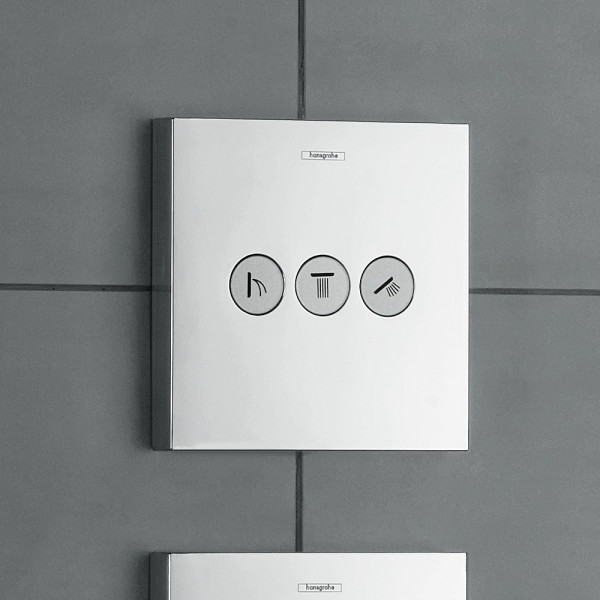 Змішувач для душу Hansgrohe Перемикач ShowerSelect на 3 клавіші, хром (15764000)