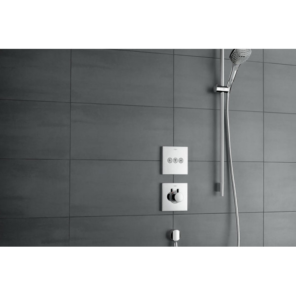 Змішувач для душу Hansgrohe Перемикач ShowerSelect на 3 клавіші, чорний хром (15764340)
