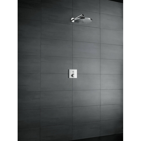Змішувач для душу Hansgrohe Термостат прихованого монтажу ShowerSelect на 1 клавішу, хром (15762000)