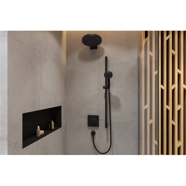 Смеситель для душа Hansgrohe Термостат скрытого монтажа ShowerSelect на 2 клавиши, черный (15763670)