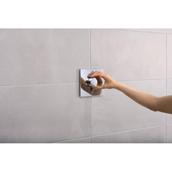 Смеситель для душа Hansgrohe Термостат скрытого монтажа ShowerSelect Comfort E на 2 функции, хром (15572000)