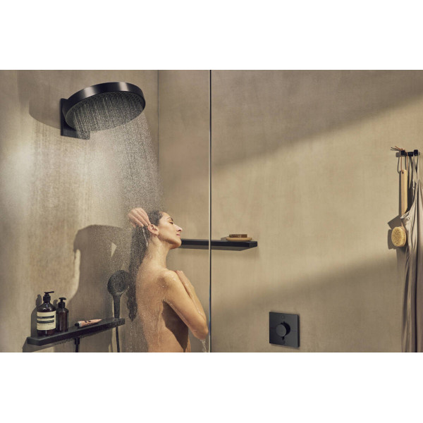 Смеситель для душа Hansgrohe Термостат скрытого монтажа ShowerSelect Comfort E на 2 функции, черный (15572670)