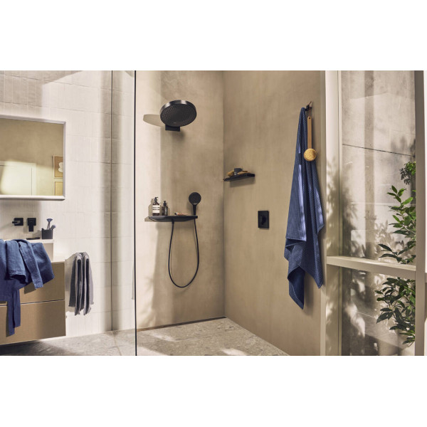 Смеситель для душа Hansgrohe Термостат скрытого монтажа ShowerSelect Comfort E на 2 функции, черный (15572670)