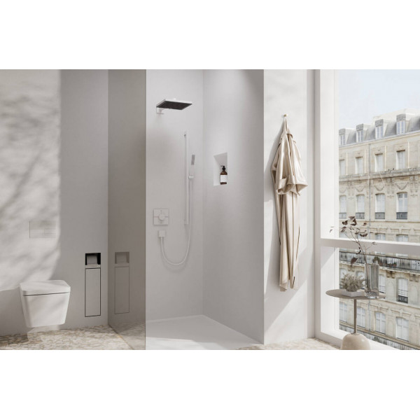 Смеситель для душа Hansgrohe Термостат скрытого монтажа ShowerSelect Comfort E на 2 функции, белый (15572700)