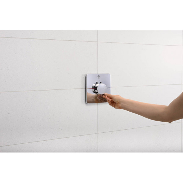 Змішувач для душу Hansgrohe Термостат прихованого монтажу ShowerSelect Comfort Q на 2 функції, хром (15583000)