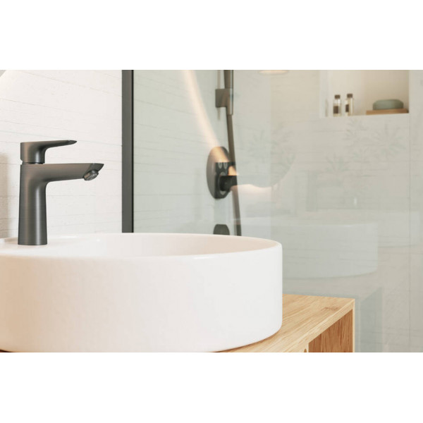 Смеситель для душа Hansgrohe Термостат скрытого монтажа ShowerSelect S на 2 клавиши, черный хром (15743340)