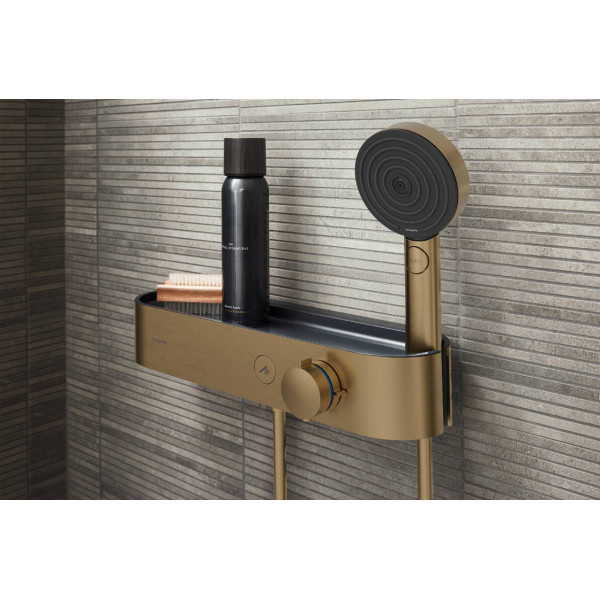 Змішувач для душу Hansgrohe Термостат ShowerTablet Select 400 мм для душу, бронзовий (24360140)