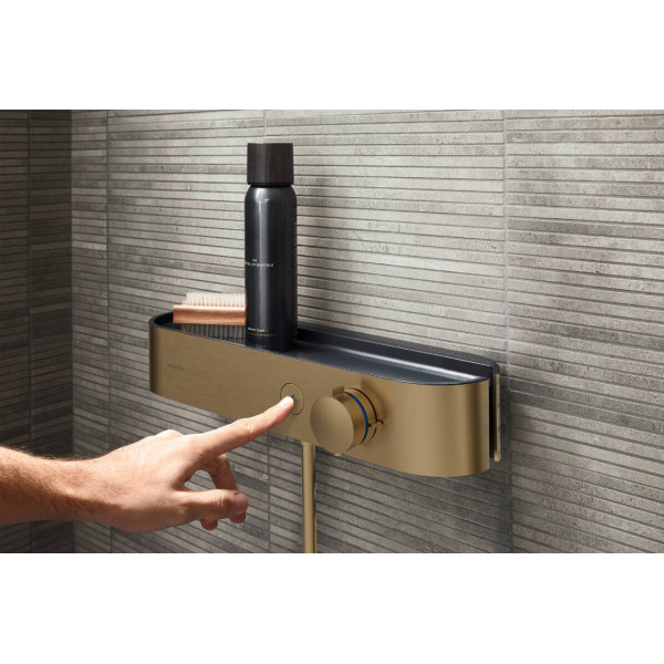 Змішувач для душу Hansgrohe Термостат ShowerTablet Select 400 мм для душу, бронзовий (24360140)