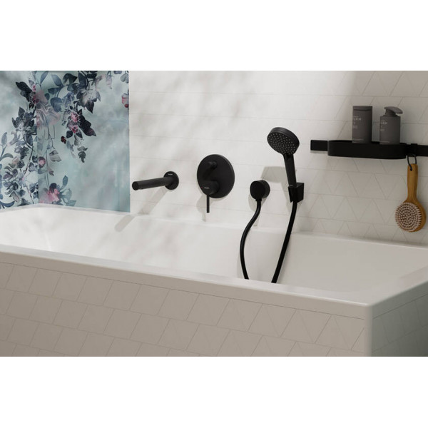 Смеситель для душа Hansgrohe Zesis S скрытого монтажа ванна/душ, черный (74415670)