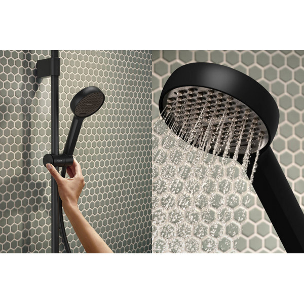 Душевая система Hansgrohe Activera Q 290/180 1jet EcoSmart Ecostat Fine, черный (28748670)