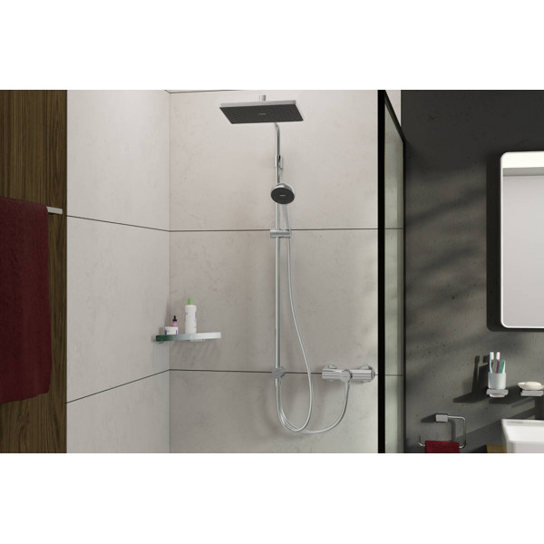 Душевая система Hansgrohe Activera Q 290/180 1jet EcoSmart Reno, хром (28757000)