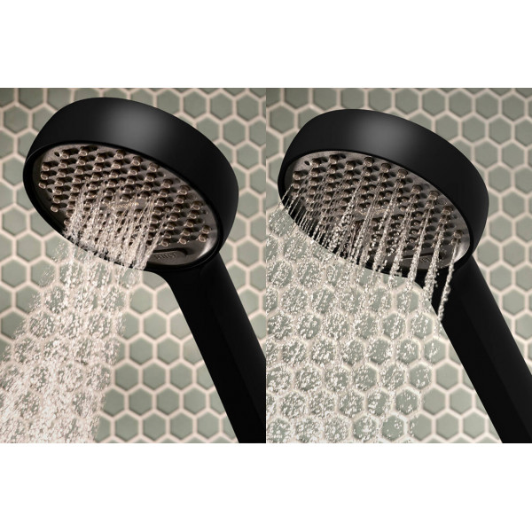 Душевая система Hansgrohe Activera Q 290/180 1jet EcoSmart ShowerTablet Select 360, MattBlack, черный (28648670)