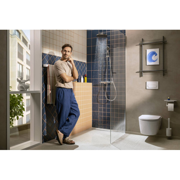 Душова система Hansgrohe Activera S 240 1jet EcoSmart+ Ecostat Fine Varia, хром (28083000)