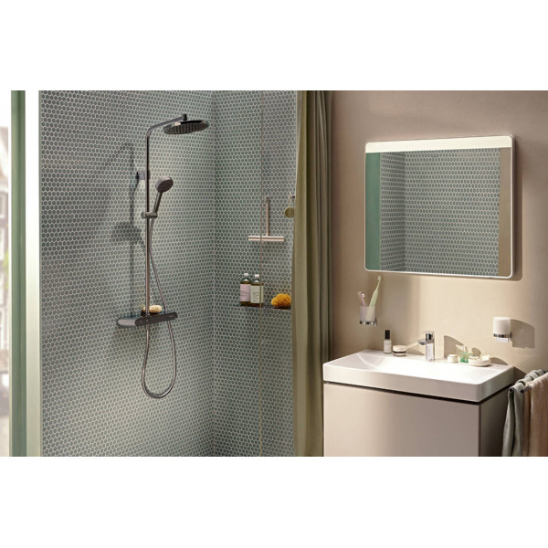 Душевая система Hansgrohe Activera S Showerpipe 240 1jet EcoSmart ShowerTablet Select 360, хром (28638000)