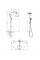 Душевая система Hansgrohe Croma Air 220 1jet Showerpipe Reno 400мм без смесителя, хром (27224000)