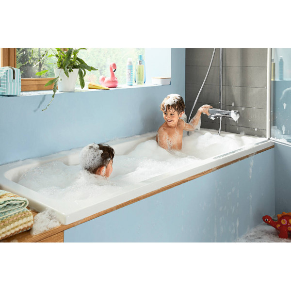 Душевая система Hansgrohe Croma E Showerpipe 280 1jet с термостатом для ванны, хром (27687000)