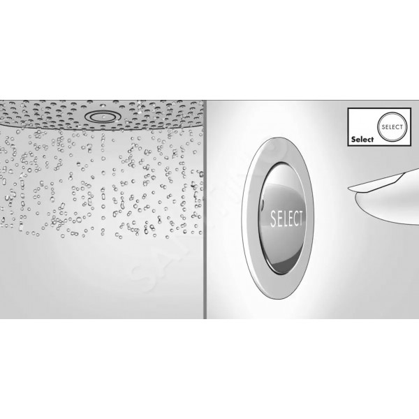Душевая система Hansgrohe Croma Select S 280 1jet Showerpipe с термостатом, черный хром (26890340)