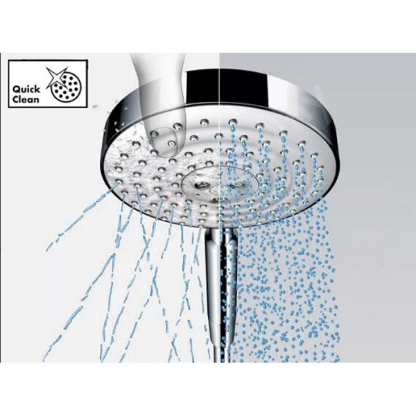 Душевая система Hansgrohe Croma Select S 280 1jet Showerpipe с термостатом, белый (26890700)